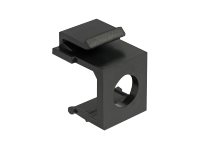 [86403] Delock Modularer Einsatz (Ausschnitt) - Schwarz - 1 Anschluss (Packung mit 4)