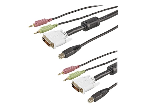 [USBDVI4N1A6] StarTech.com 1,8m 4-in-1 USB DVI KVM Kabel mit Audio und Mikrofon