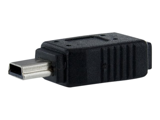 [UUSBMUSBFM] StarTech.com Micro USB auf Mini USB 2.0 Adapter - Bu/St - Schwarz - USB-Adapter - Micro-USB Typ B (W)