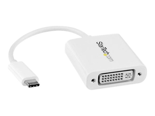 [CDP2DVIW] StarTech.com USB-C auf DVI Adapter - USB Type-C DVI Konverter für MacBook, Chromebook, Dell XPS oder andere USB-C Geräte