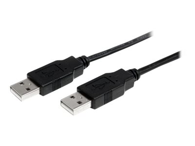 [USB2AA1M] StarTech.com 1m USB 2.0 A auf A Kabel - USB Anschlusskabel Stecker/Stecker - Schwarz - USB-Kabel - USB (M)