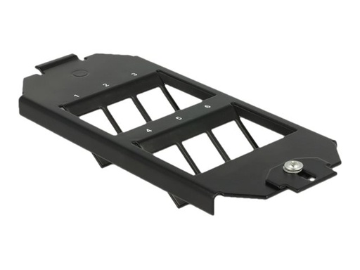 [86280] Delock Keystone Halterung 9 Port für Bodentank