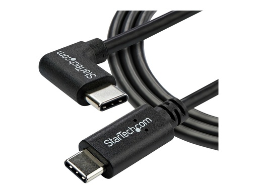 [USB2CC1MR] StarTech.com USB- C Kabel rechtsgewinkelt - St/St - 1m - USB 2.0 - USB Typ-C Kabel - 90 grad USB C - USB-C auf USB C - USB-C Ladekabel - USB-Kabel - USB-C (M)