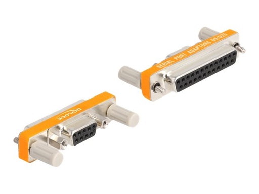 [66983] Delock Serieller Adapter - DB-9 (W) mit Muttern zu DB-25 (W)