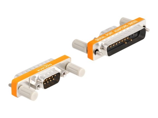 [66980] Delock Serieller Adapter - DB-9 (M) mit Schrauben zu DB-25 (M)