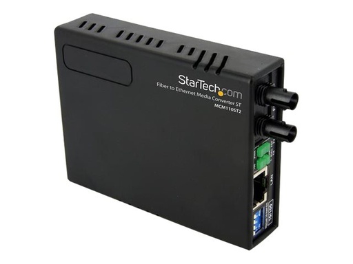 [MCM110ST2EU] StarTech.com 10/100 Mbit/s Fast Ethernet Multimode ST LWL / Glasfaser Kupfer Medienkonverter