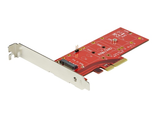 [PEX4M2E1] StarTech.com Startech M2 PCIe SSD Adapter - x4 PCIe 3.0 NVMe / AHCI / NGFF / M-Key - Low Profile and Full Profile - SSD PCIe M.2 Adapter (PEX4M2E1)