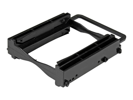 [BRACKET225PT] StarTech.com Startech Dual 2,5 SSD/HDD Einbaurahmen für 3,5 Laufwerksschacht - Werkzeuglose Installation - 2 Laufwerks Adapter - Laufwerksschachtadapter - 3.5" to 2 x 2.5" (8,9 cm bis 2 x 6,4 cm)