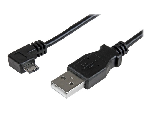 [USBAUB1MRA] StarTech.com Micro USB Lade/Sync-Kabel - St/St - Micro USB rechtsgewinkelt - 1m - USB auf Micro USB Ladekabel - USB-Kabel - Micro-USB Typ B (M)