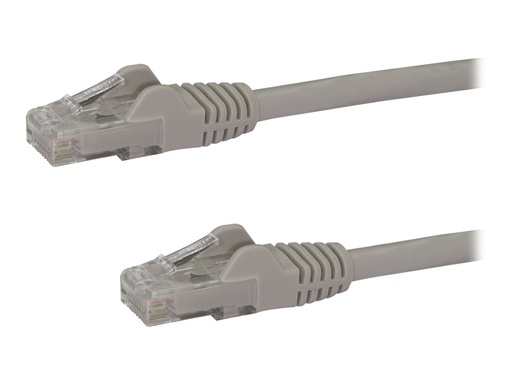 [N6PATC3MGR] StarTech.com 3m CAT6 Ethernet Cable, 10 Gigabit Snagless RJ45 650MHz 100W PoE Patch Cord, CAT 6 10GbE UTP Network Cable w/Strain Relief, Grey, Wiring is UL Certified/TIA - Category 6 - 24AWG (N6PATC3MGR)