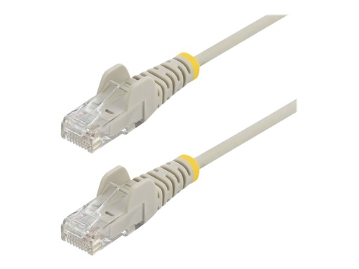 [N6PAT200CMGRS] StarTech.com 2m Slim LSZH CAT6 Ethernet Cable, 10 Gigabit Snagless RJ45 100W PoE Patch Cord, CAT 6 10GbE UTP Network Cable w/Strain Relief, Grey, ETL, Low Smoke Zero Halogen - Category 6 - 28AWG (N6PAT200CMGRS)