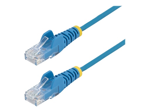[N6PAT200CMBLS] StarTech.com 2m Slim LSZH CAT6 Ethernet Cable, 10 Gigabit Snagless RJ45 100W PoE Patch Cord, CAT 6 10GbE UTP Network Cable w/Strain Relief, Blue, ETL, Low Smoke Zero Halogen - Category 6 - 28AWG (N6PAT200CMBLS)