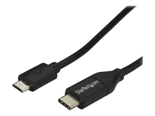 [USB2CUB2M] StarTech.com 2m USB-C Micro-B Kabel - USB 2.0 - USB-C auf Micro USB Ladekabel - USB 2.0 Typ C zu Micro B Kabel - Thunderbolt 3 kompatibel - USB-Kabel - USB-C (M)