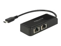 [63927] Delock Adapter USB-C 3.1 Gen 1 > 2 x Gigabit