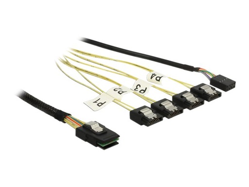 [83318] Delock SATA- / SAS-Kabel - Mini SAS (SFF-8087)