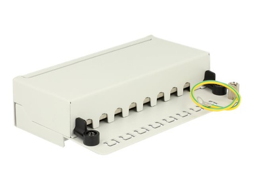 [87680] Delock Patch Panel - CAT 6 - RJ-45 X 8 - Hellgrau