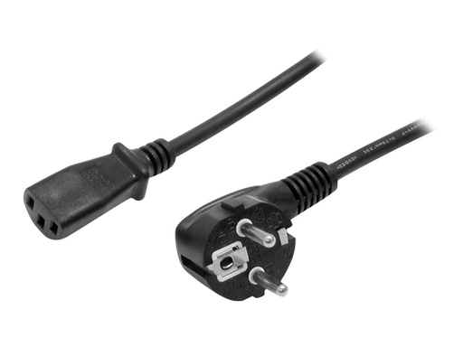 [PXT101EUR] StarTech.com 2 m Computer Stromkabel, 18AWG, EU Schuko auf C13, 10A 250V, Schwarz Ersatz AC Netzkabel, Drucker Stromkabel, PC Stromversorgungskabel, Monitor Stromkabel - UL gelistet (PXT101EUR)