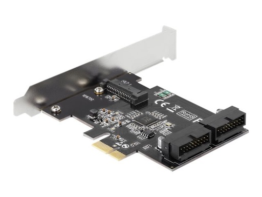 [90387] Delock PCI Express Card to 2 x internal USB 3.0 Pin Header - USB-Adapter - PCIe 2.0 - USB 3.0 (intern)