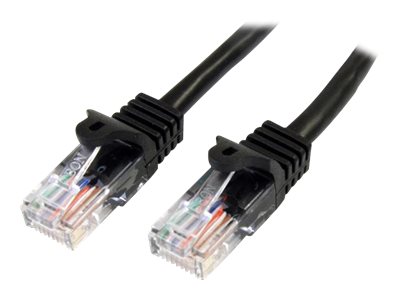 [45PAT10MBK] StarTech.com 10m Cat5e Ethernet Netzwerkkabel Snagless mit RJ45 - Cat 5e UTP Kabel - Schwarz - Patch-Kabel - RJ-45 (M)