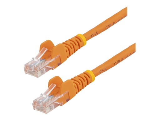 [45PAT10MOR] StarTech.com CAT5e Cable - 10 m Orange Ethernet Cable - Snagless - CAT5e Patch Cord - CAT5e UTP Cable - RJ45 Network Cable - Patch-Kabel - RJ-45 (M)