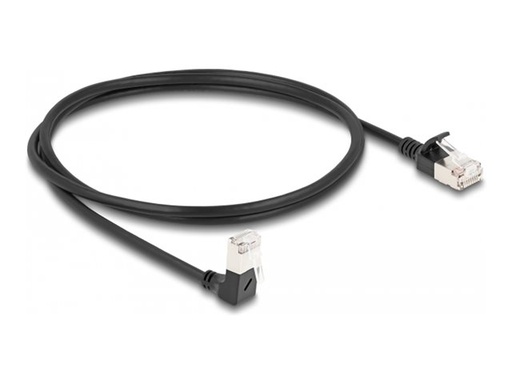 [80305] Delock Patch-Kabel - RJ-45 (M) nach unten abgewinkelt zu RJ-45 (M)