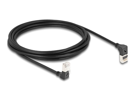 [80295] Delock Netzwerkkabel - RJ-45 (M) nach oben angewinkelt zu RJ-45 (M)