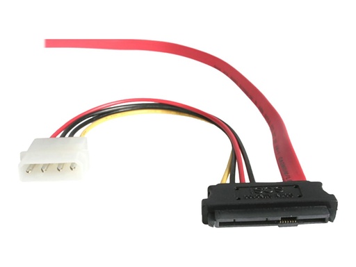 [SAS729PW18] StarTech.com SAS auf SATA Slimline Kabel - SAS SATA SFF-8482 mit IDE Stromkabel - 1 x SATA (7pin)