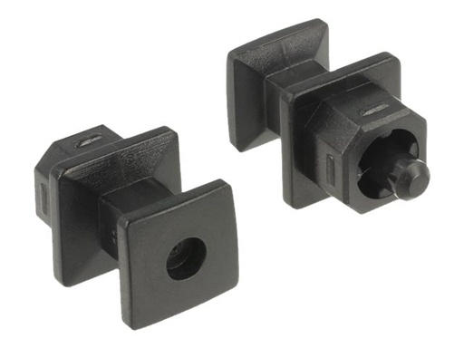 [64023] Delock Schutzumschlag - Schwarz (Packung mit