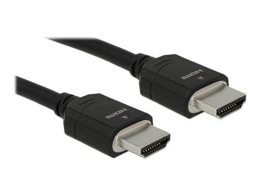 [85294] Delock Ultra High Speed - HDMI-Kabel - HDMI männlich zu HDMI männlich - 2 m - Dreifachisolierung - Schwarz - Dolby DTS-HD Master Audio-Unterstützung, Dolby TrueHD-Unterstützung, unterstützt 21:9 Kinoformat, unterstützt 8K UHD (7680 x 4320)