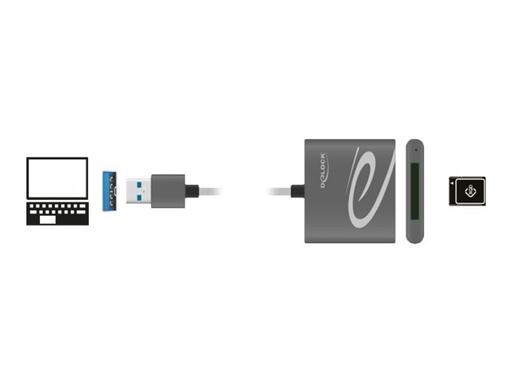 [91583] Delock Kartenleser (XQD, XQD 2.0) - USB 3.0