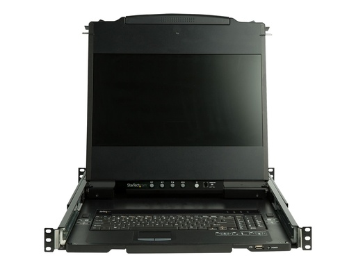 [RKCOND17HD] StarTech.com Rack KVM Konsole HD 1080p - US Tastatur(QWERTY), Ein Port DVI/VGA KVM mit 17" LCD Monitor - 1HE LCD KVM Konsolenschublade mit Kabeln - USB Unterstützung - 44.230 MTBF (RKCOND17HD)