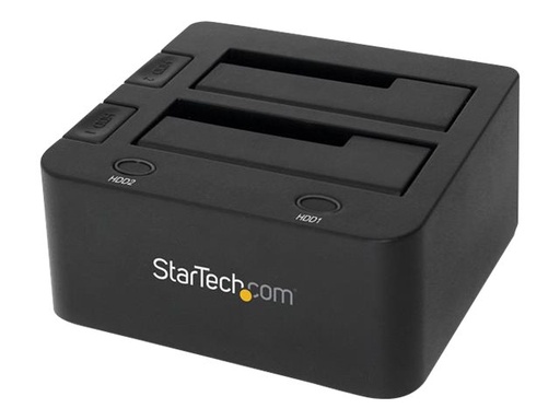 [SDOCK2U33] StarTech.com Dual-Bay USB 3.0 SATA Festplatten Dockingstation, Extern - Speicher-Controller - 2.5", 3.5" (6.4 cm, 8.9 cm)