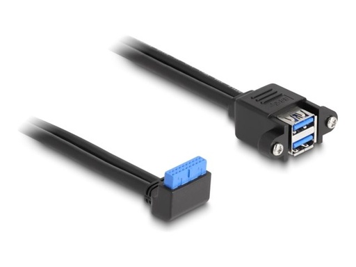 [83007] Delock Internes USB-Kabel - 19-poliger USB 3.0 Kopf (M)