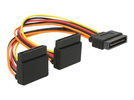 [60170] Delock Kabel SATA Strom Stecker mit Einrastfunktion> 2 x - Kabel - Digital/Daten