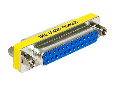 [65483] Delock Adapter Sub-D - Serieller / paralleler Gender Changer - DB-25 (W)