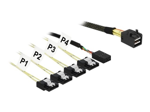[85732] Delock SATA- / SAS-Kabel - SAS 12Gbit/s - Mini SAS HD (SFF-8643)