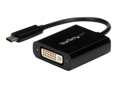 [CDP2DVI] StarTech.com USB C to DVI Adapter - Black - 1920x1200 - USB Type C Video Converter for Your DVI D Display / Monitor / Projector (CDP2DVI)