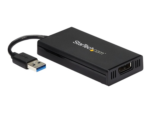 [USB32DP4K] StarTech.com USB 3.0 auf Displayport Adapter - Externe Monitor Grafikkarte DisplayLink zertifiziert - Ultra HD 4k - USB / DisplayPort-Adapter - TAA-konform - USB Typ A (M)
