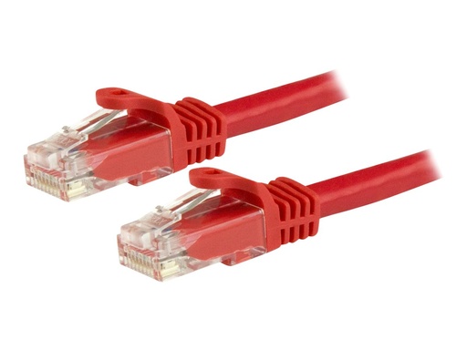 [N6PATC150CMRD] StarTech.com 1,5m CAT6-Kabel - Patchkabel - rot - Snagless - Patch-Kabel - RJ-45 (M)