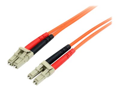 [FIBLCLC1] StarTech.com 1m Fiber Optic Cable - Multimode Duplex 62.5/125 - LSZH - LC/LC - OM1 - LC to LC Fiber Patch Cable (FIBLCLC1)