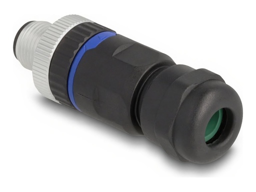 [60533] Delock Netzanschluss - M12-A 4-polig (W) zu