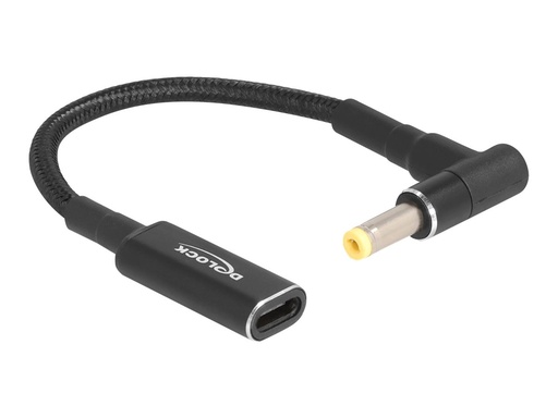 [60033] Delock Netzteil - 24 pin USB-C (W) zu Gleichstromstecker 4,8 x 1,7 mm (M)