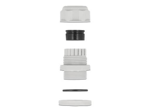 [60392] Delock Kabelverschraubung - Grau (Packung mit