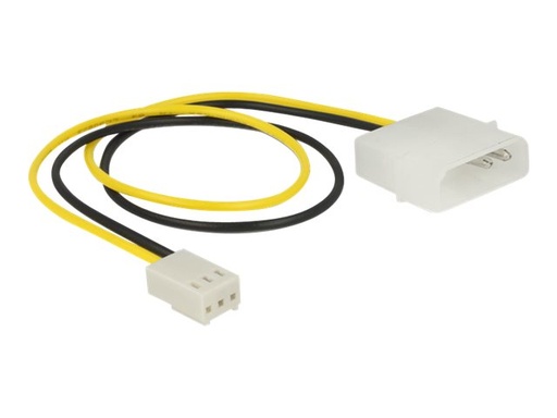 [83659] Delock Netzkabel für Lüfter - 3 PIN Internal Power (W)