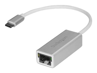 [US1GC30A] StarTech.com USB-C to Gigabit Ethernet Adapter - Aluminum - Thunderbolt 3 Port Compatible - USB Type C Network Adapter (US1GC30A)