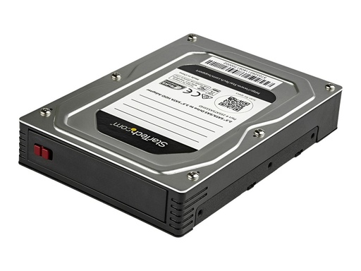 [25SATSAS35HD] StarTech.com 2,5" auf 3,5" Festplatten Adapter - für SATA und SAS SSDs/ HDDs - 2,5 Zoll Festplattenadapter - Speichergehäuse - 2.5" (6.4 cm)