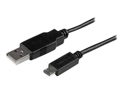 [USBAUB2MBK] StarTech.com 2m Micro USB Ladekabel für Android Smartphones und Tablets - USB A auf Micro B Kabel / Datenkabel / Anschlusskabel - USB-Kabel - Micro-USB Typ B (M)
