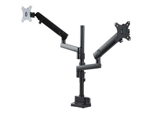 [ARMDUALPIVOT] StarTech.com Dual Monitor Halter für Tischmontage - Flexible Monitorarm für 2x VESA Monitore bis zu 32 Zoll(8kg) - Vertikal Stapelbare Arme - Höhenverstelbar/Schwenkbar - Klemme/Tülle (ARMDUALPIVOT)