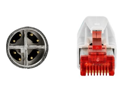 [85425] Delock Netzwerkkabel - 8 pin M12-X (M) zu RJ-45 (M)