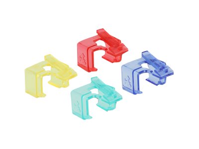 [86421] Delock Repair Clip Set 1 - Netzwerkanschluss Reparatur-Clip - Blau, Gelb, Rot, grün (Packung mit 40)